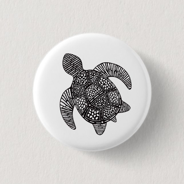 Sea Turtle Button (Front)