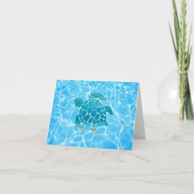 Sea Turtle  Card (Front)
