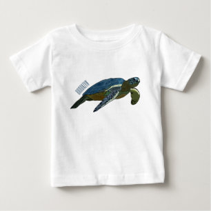 Sea turtle cartoon illustration baby T-Shirt