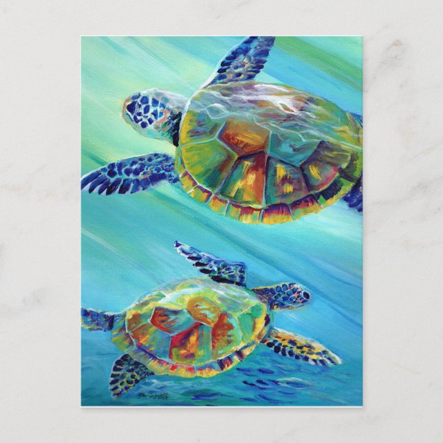 Sea Turtle Celebration Postcard (Front)