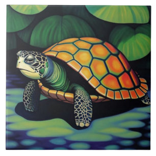 Sea Turtle Ceramic Tile