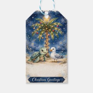 Sea Turtle Christmas Gift Tags