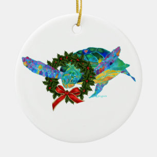 Sea Turtle Christmas Ornament