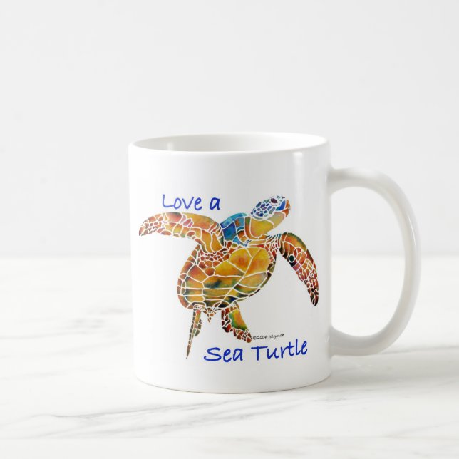 Sea Turtle Coffee Mug (Right)