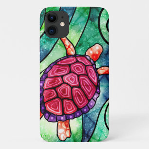 Sea Turtle Colourful Bright Tropical iPhone 11 Case