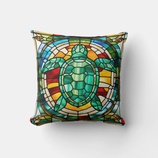 Sea Turtle Cushion (Front)