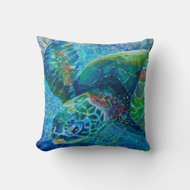 Sea Turtle Cushion (Front)