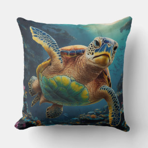 Sea Turtle Cushion