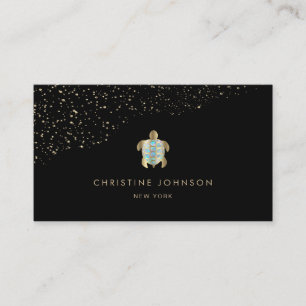 sea turtle design business card