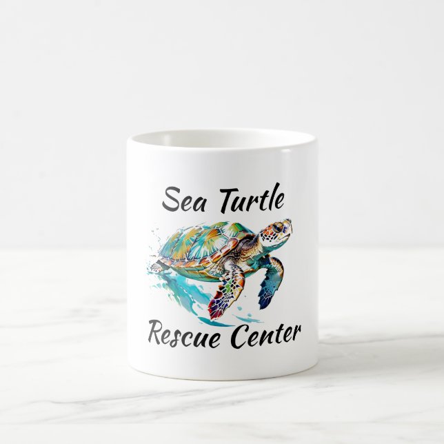 Sea Turtle Design  Coffee Mug (Center)