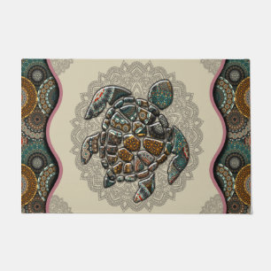 Sea Turtle Doormat, Turtle Welcome Mat