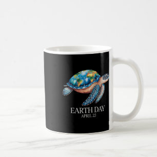 Sea Turtle Earth Day 2025 Save The Earth Coffee Mug