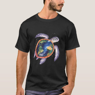 Sea Turtle Earth Day 2025 Save The Planet Restore T-Shirt