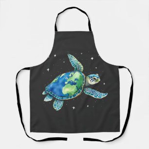 Sea Turtle Earth Day 2025 Sea Animals Apron