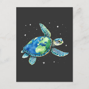 Sea Turtle Earth Day 2025 Sea Animals Invitation Postcard