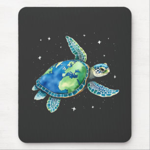 Sea Turtle Earth Day 2025 Sea Animals Mouse Pad