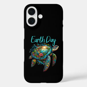 Sea Turtle Earth Day iPhone 16 Case