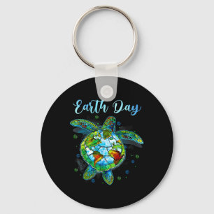 Sea Turtle Earth Day Natural Save The Earth Mens W Key Ring