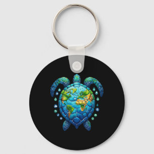 Sea Turtle Earth Day Sea Animals Women Men Sea Tur Key Ring