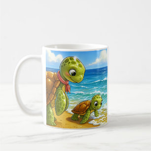 Sea Turtle Family Coffee Mug