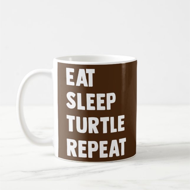 Sea Turtle Gifts For Women Men Tortoise Coffee Mug (Left)