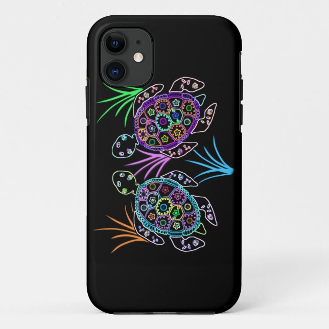 Sea Turtle Glow Case-Mate iPhone Case (Back)