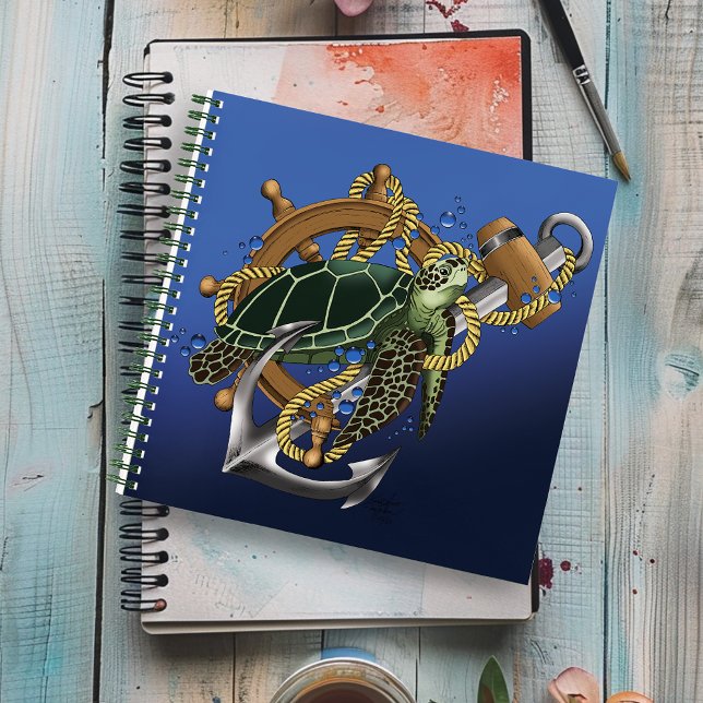  Sea Turtle Green Blue Notebook (Creator Uploaded)