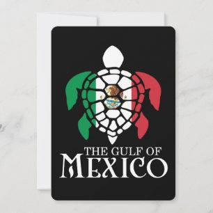 Sea Turtle Gulf of Mexico Invitation