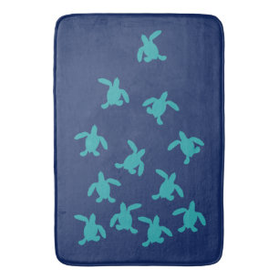 Sea Turtle Hatchlings Bath Mat