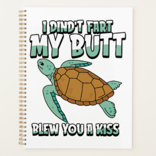 Sea Turtle Humourous Planner