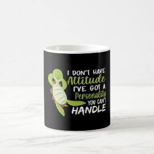 Sea Turtle I Don't Have Attitude Turtle Lovers Coffee Mug