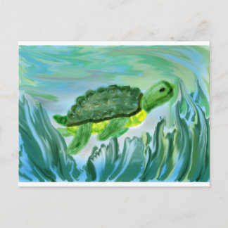 Sea Turtle image Postcard