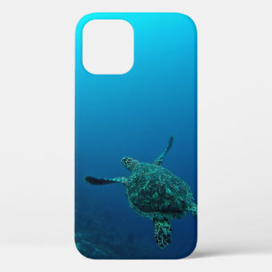 SEA TURTLE IN WATER iPhone 12 CASE