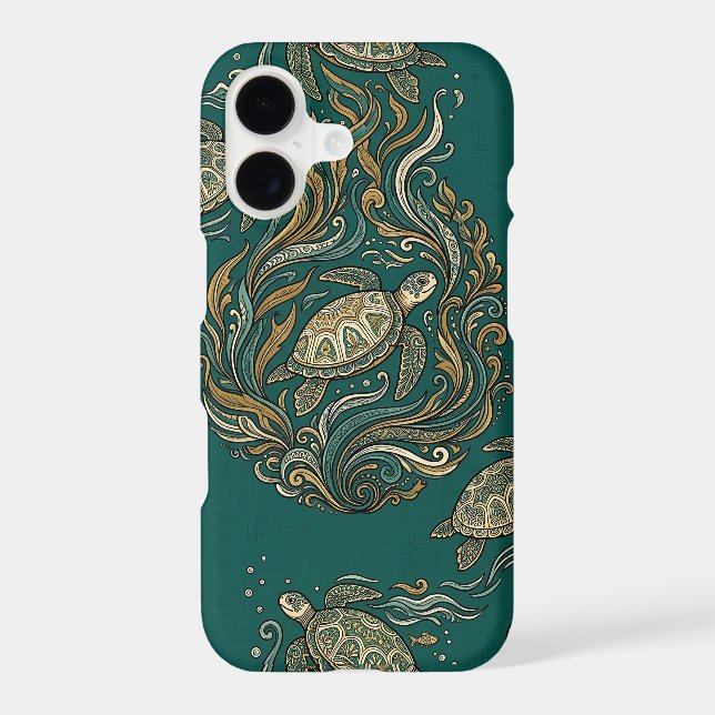 Sea Turtle iPhone 17 Case (Back)