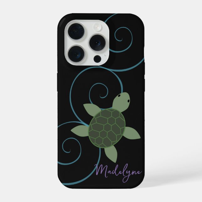 Sea Turtle iPhone Case (Back)