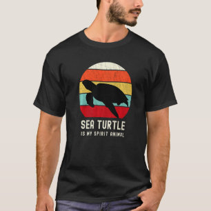 Sea Turtle is My Spirit Animal Vintage Sea Turtle T-Shirt