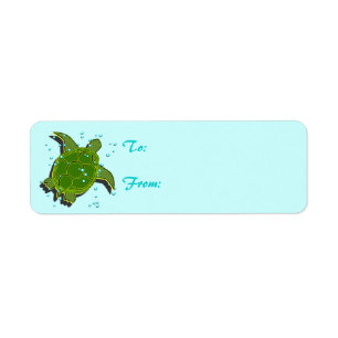 Sea Turtle Labels