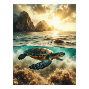 Sea Turtle Life Photo Print