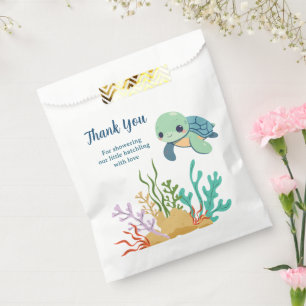 Sea Turtle Little Hatchling Baby Shower Favour Bag