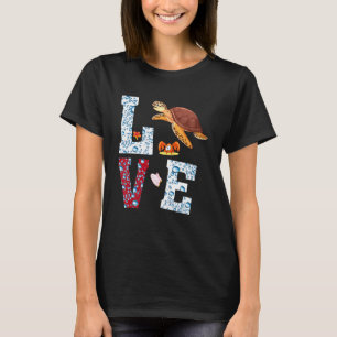 Sea Turtle LOVE Hawaii Vacation Turtles Men Women T-Shirt