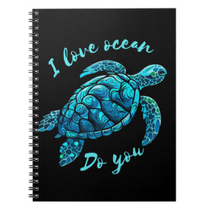 Sea Turtle love Ocean Notebook