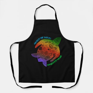 Sea Turtle Love Vacation Bali Maldives Seychelles Apron