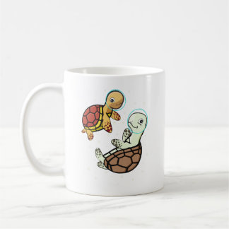 Sea Turtle Lover Kids Space Astronaut Sea Turtle Coffee Mug