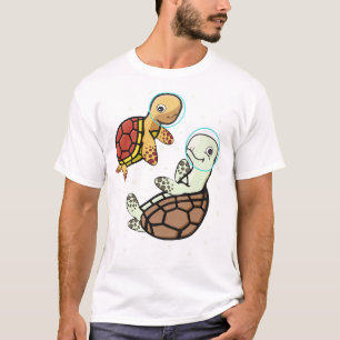 Sea Turtle Lover Kids Space Astronaut Sea Turtle T-Shirt