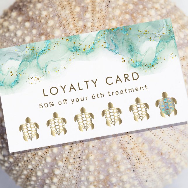 sea turtle loyalty card (Creator Uploaded)