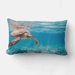 Sea turtle lumbar cushion