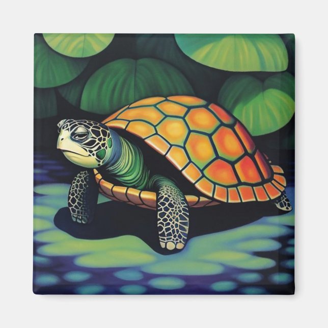 Sea Turtle Magnet (Front)