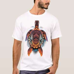 Sea Turtle Mandala Sea Ocean Animal Artwork Boho C T-Shirt