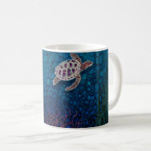 sea turtle mug