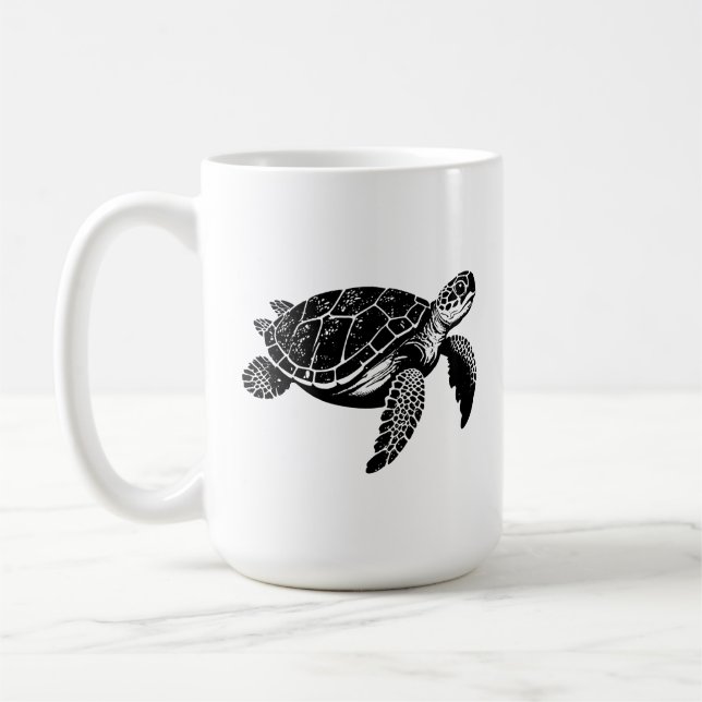 Sea Turtle Mug (Left)